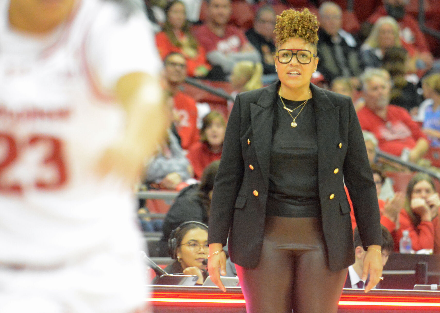 Wisconsin coach Marisa Moseley